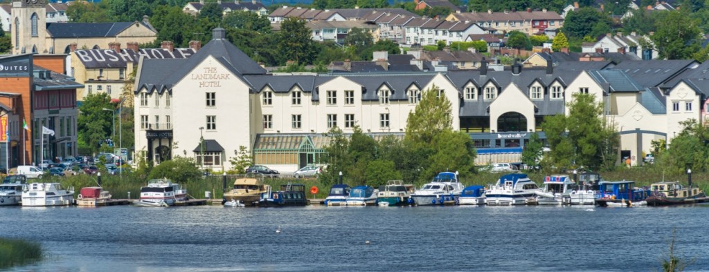 View of Carrick on Shannon from Murrays Bay